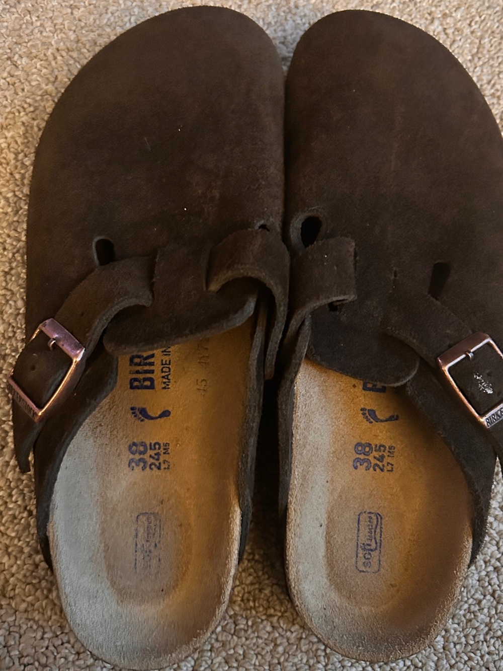 Birkenstock Clog - mocha brown suede - Picture 5 of 8